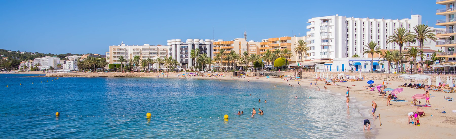 Strand met hotels